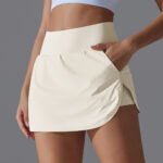 Women's Back Waist Pocket Sports Yoga Skirt - Image 9