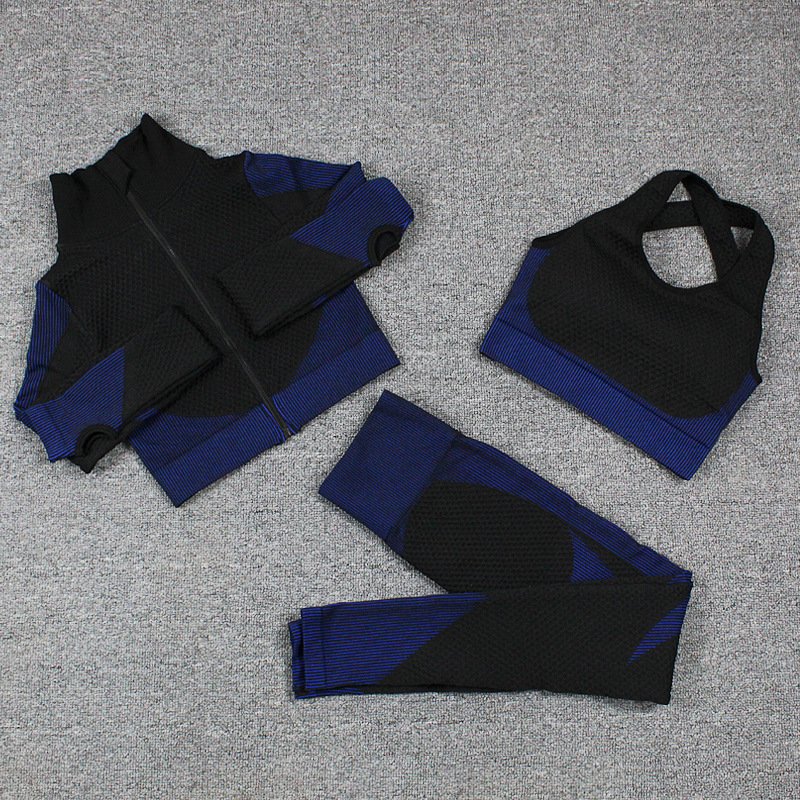 057aa423-d459-416f-9325-1fe93db7b075.jpg Seamless Quick-drying Yoga Suit Outerwear Three-piece Set - Image 8