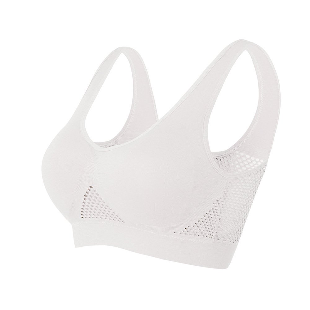 0954d914-b191-454c-b9ac-22f3c624dee6.jpg Women's Mesh Thin Sports Yoga Bra - Image 4