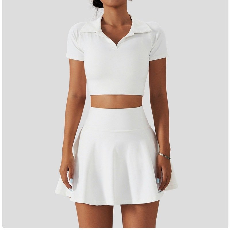 0caabee3-8503-4fc7-88fd-f1da1ea9ac28.jpg Tennis Suit Suit Outdoor Quick-drying Running Sports Workout Clothes Suit - Image 8