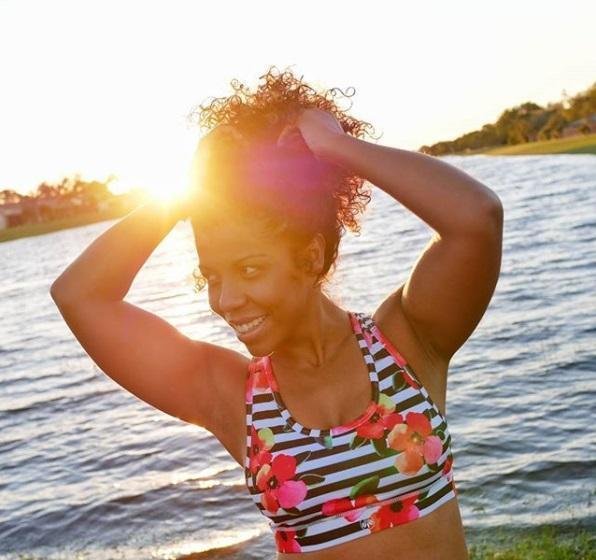 11583436787967.jpg Padded Compression Sports Bra With Phone Pocket - Image 1