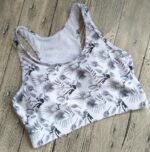 Padded Compression Sports Bra With Phone Pocket - Image 4