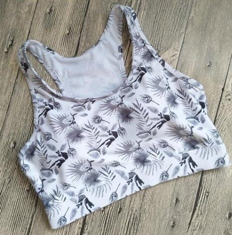 119574659105715.jpg Padded Compression Sports Bra With Phone Pocket - Image 4