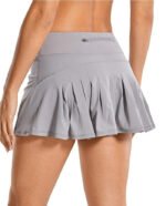 Sports Tennis Skirt Pants Mid-Waist Pleated Shorts Sports Skirt - Image 3