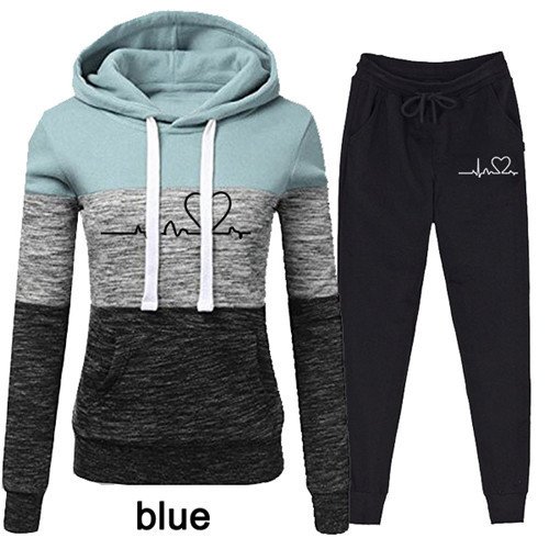 1622626948297.jpg Casual Tracksuit Women Two Piece Set Suit Female Hoodies - Image 3