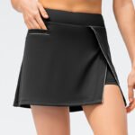 Spring And Summer Sports Short Skirt Fake Two Pieces Anti-emptied Pantskirt Loose Casual Yoga Running Skirt - Image 7