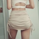 Sports pants yoga shorts women anti-glare sports skirt - Image 2