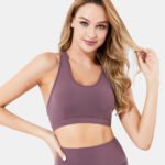 Shockproof gathered high-elastic sports bra - Image 4