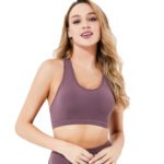 Shockproof gathered high-elastic sports bra - Image 3