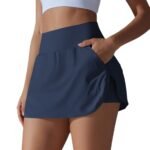 Women's Back Waist Pocket Sports Yoga Skirt - Image 4