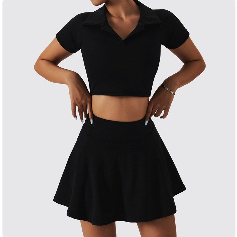 2e41f46c-f905-4ac6-9057-6d7e3300bd1f.jpg Tennis Suit Suit Outdoor Quick-drying Running Sports Workout Clothes Suit - Image 7