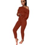 Autumn Winter Women Knitted Tracksuit Two Piece Set Women - Image 9