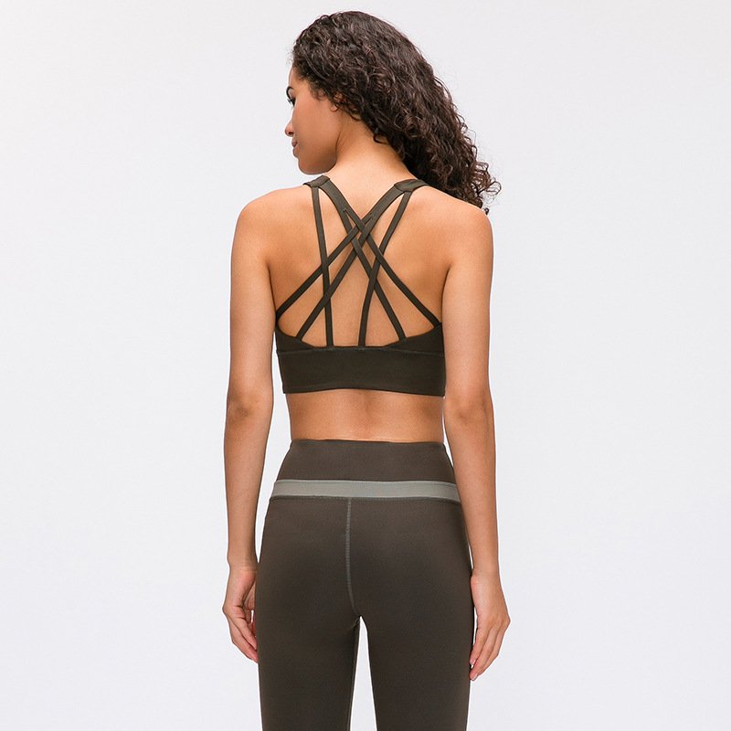 363272130023.jpg New cross back padded sports bra - Image 2