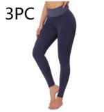 Plaid Leggings Fitness Yoga Pants Seamless High Waist Breathable Gym Leggings - Image 6