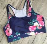 Padded Compression Sports Bra With Phone Pocket - Image 3