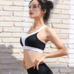 Cross Back Strappy Sports Bra Push Up Padded Gym Backless Yoga Bra - Image 2