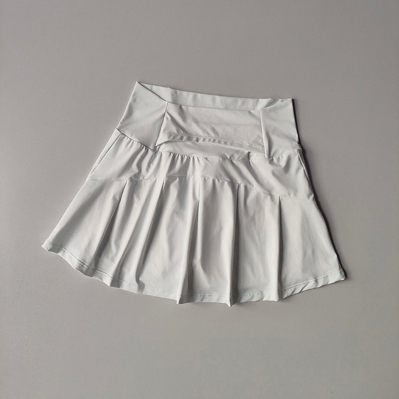 44362946-038c-4d18-97ae-0b96837bea31.jpg High Top Sports Short Skirt Anti-exposure Shorts With Lining - Image 6