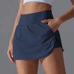 Women's Back Waist Pocket Sports Yoga Skirt - Image 6