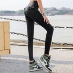 High Waist Leggings with Pockets Workout Gym Legging Scrunch Butt Yoga Pants - Image 10