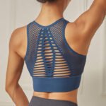 Women Sports Bra Sexy Brathable Mesh Sports Top - Image 3