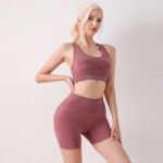 Seamless Yoga Clothes Two-piece Set - Image 10
