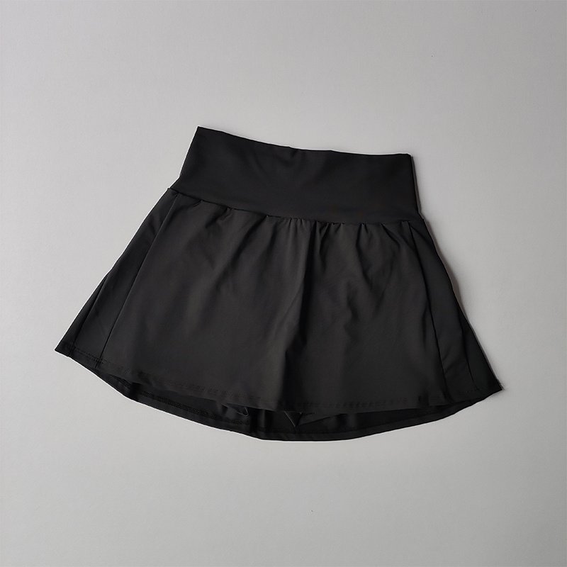 7b33450d-b2a6-492c-b33b-c961f9d2acbe.jpg High Top Sports Short Skirt Anti-exposure Shorts With Lining - Image 5