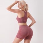 Seamless Yoga Clothes Two-piece Set - Image 3