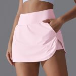Women's Back Waist Pocket Sports Yoga Skirt - Image 10