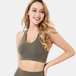Shockproof gathered high-elastic sports bra - Image 6