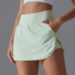 Women's Back Waist Pocket Sports Yoga Skirt - Image 8
