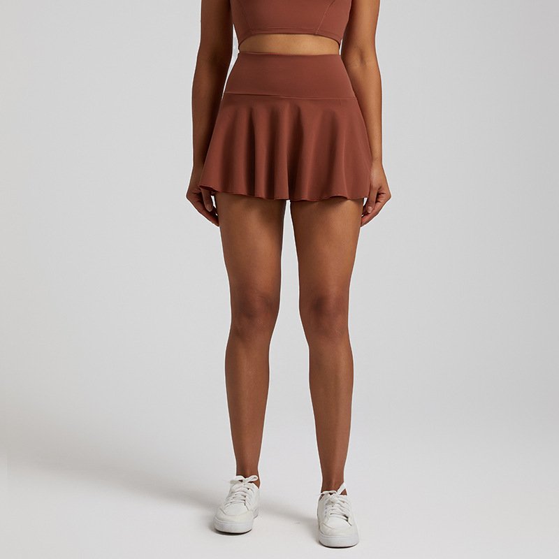 ac651395-6354-4eab-a0bc-048ca8830fd7.jpg Breathable Safety Yoga Skirts Sports Shorts Tennis Skirt - Image 10