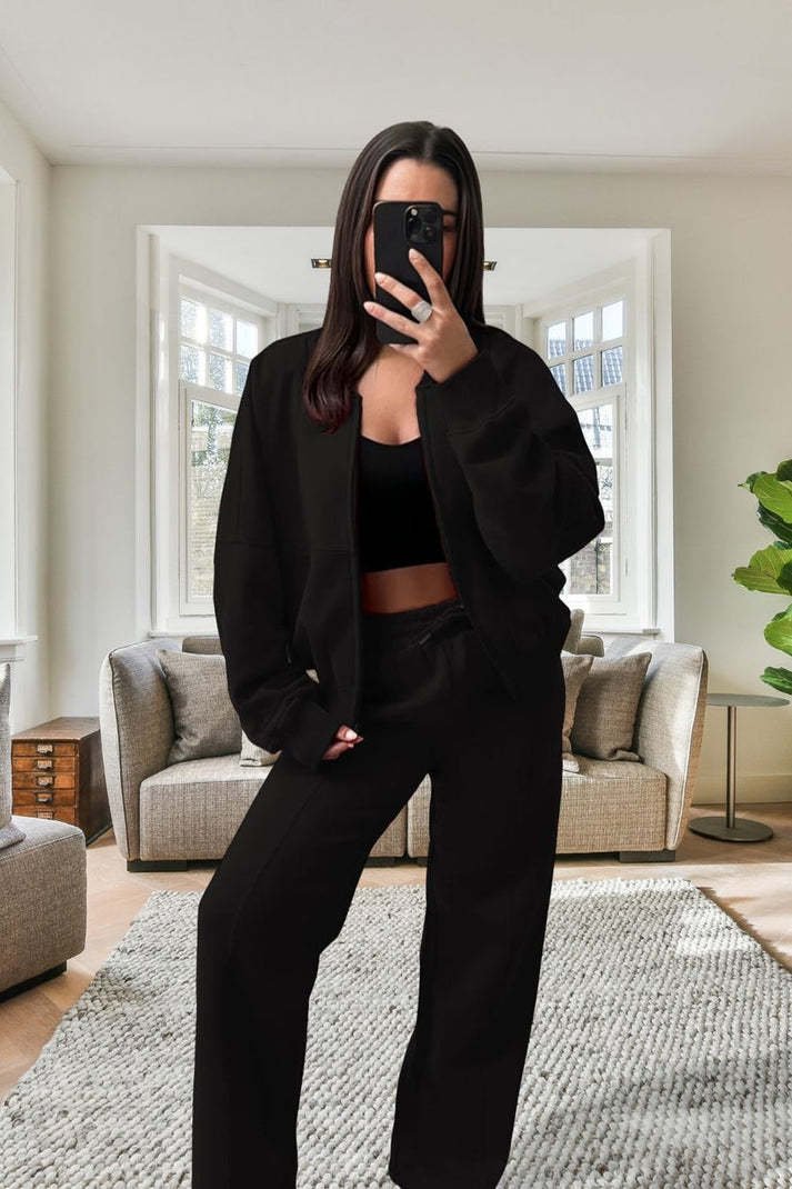b036e4f9-6c46-44cd-a3ef-71a8f2ee1214.jpg Bomber New Style Oversized Fleece Zipper And Wide Leg Tracksuit - Image 7