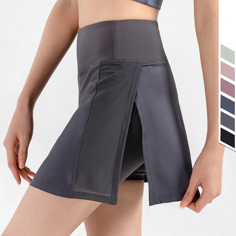 bf16d547-4d40-4336-99ac-d3caccba1d47.jpg Women's Slim Butt-covering Anti-embarrassing Yoga Skirt - Image 2