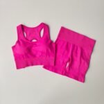Quick-drying Sports Suit Women's Seamless Yoga Suit Yoga Clothes Shorts Two-piece Set - Image 10