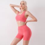 Seamless Yoga Clothes Two-piece Set - Image 7