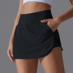 Women's Back Waist Pocket Sports Yoga Skirt - Image 7