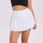 Plus Size High Waist Running Sports Short Skirt Women's Fitness Pants Yoga Skirt - Image 7