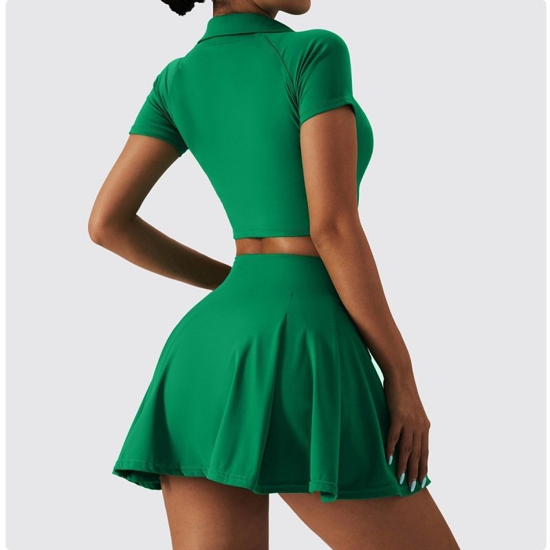 e6b8c766-3d84-4246-add5-99ce45ce1118.jpg Tennis Suit Suit Outdoor Quick-drying Running Sports Workout Clothes Suit - Image 3