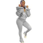 Women Sportswear 2 Pieces Set Long Sleeve Autumn Tracksuit - Image 4